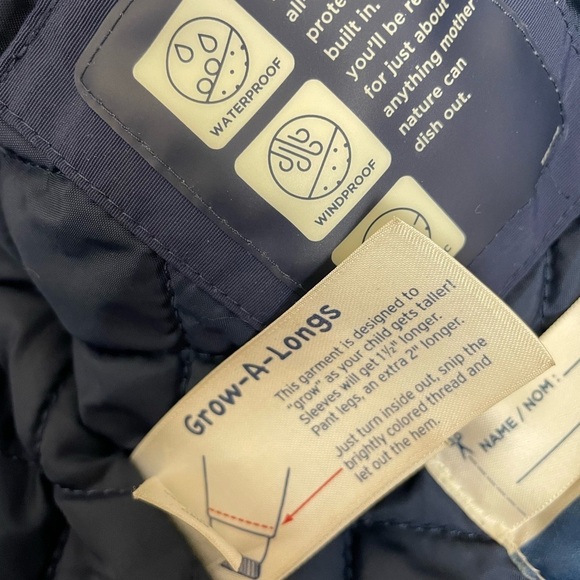 Lands' End squall waterproof insulated kids 4 - Picture 5 of 13